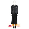 The Addams Family アダムス・ファミリー ウェンズデー（パンクズ）・アダムス 制服 コスプレ衣装