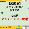 【米国株】インフレに強いオススメの12銘柄【アンチインフレ銘柄】