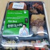 韓国「コンビニ"CU"のお弁当①"한판도시락"(盛り合わせ弁当)」