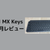 Logicool（ロジクール）キーボード MX Keys購入1ヶ月レビュー