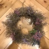 【DIY】#29 ドライフラワーリース ブルーファンタジアとかすみ草