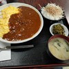 西川口の「あおき食堂」でふわとろたまごデミソースかけ定食を食べました★