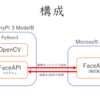 OpenCVでリアルタイム顔認識してFaceAPIで年齢とか取得する