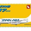 今プラモデルの1/72 ボーイング 737-200 パンナム航空にいい感じでとんでもないことが起こっている？