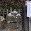 月読神社の月延石。