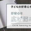 子どもの好奇心を学びに：興味関心を広げ深める