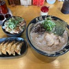 福岡県志免町、天龍でラーメン半ギョーザ炙りチャーシュー丼のまんぷくセットランチおじさん【久々のドラゴンロード】