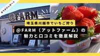 川越市の@FARM（アットファーム）でいちご狩り！予約方法や口コミを徹底解説