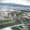 函館の夜景と五稜郭の桜：４回のスナップ写真レポート・・・①飛行機からの景色