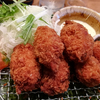 カキフライ定食ご飯少なめ