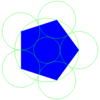 正多角形上の円の連鎖