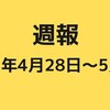 週報【2025/04/28～5/4】