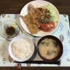 そうめんチャンプルーと豚ロース塩麹焼き