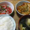 今日の食べ物　朝食