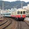 2005年1月琴電琴平駅近くで1070形と1100形旧塗装が