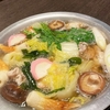 浜どん＠福山市「カニと豚肉が溶け合う黄金の出汁と 〆に手打ちが輝く極上のうどんすき」