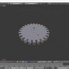 【blender】歯車のモデリング【4日目】