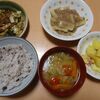 回鍋肉の晩御飯＆今日の幼稚園のお弁当