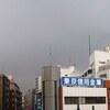 高田馬場も突然の雨と雷