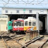 仏生山駅で並んだ京急ラッピング車両や長尾線車両