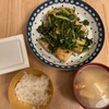 高野豆腐とセロリの葉のごま油炒め