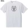 幾何学模様柴犬プリントドライTシャツ