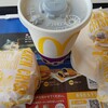 マクドナルド   チキンクリスプ 3個 と アイスコーヒー