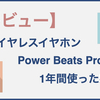 【レビュー】Power Beats Proを一年間使って分かったメリット/デメリット