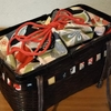 旅のお供　～　茶道　抹茶　茶籠　黒楽茶碗　内田皿屋窯　丸田宗彦　旅箪笥　～