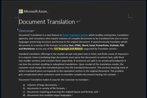 GPTsとAzure AI Translatorでドキュメント翻訳システムを作ってみた