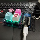 輝く自作キーボード