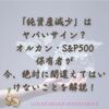 「純資産減少」はヤバいサイン？オルカン・S&P500保有者が「今、絶対に間違えてはいけないこと」を解説！