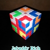 ルービックキューブで模様を作りました！　Rubik's Cube art design