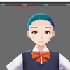 VRoid StudioとBlenderでオリジナルキャラクターを作る　その②　体格と瞳のテクスチャの作成