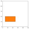 Python+matplotlibで長方形 Rectangle を描画する