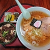 川西町　あっさり　らぁ麺ミニ牛すじ丼セット🍜