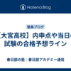 【大宮高校】内申点や当日の試験の合格予想ライン