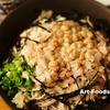 冷し納豆蕎麦