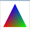 OpenGLを学ぼうと足掻く 三角形の表示