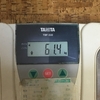 今朝の体重