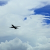 雲と飛行機