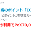 PeX「ECナビカードプラス」発行で15,000円！！なんだけど……