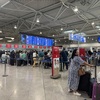 6日目：エミレーツ航空 EK209 アテネ〜ニューアーク ファースト (1) 地上〜離陸編