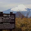 富士山が見たくて明神ヶ岳に登った