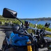 XSR900のミラーをハンドルマウントに変更