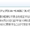 申請用総合ソフトのバージョンアップ（5.1A→5.1B）について