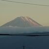 橙色富士山