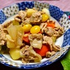 肉じゃがと豆ご飯