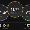 ジョギング11.77km・【ダニエルズ第5週Q2】ひんやりした朝のE-Mペース走の巻