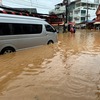 カタ地区での豪雨災害